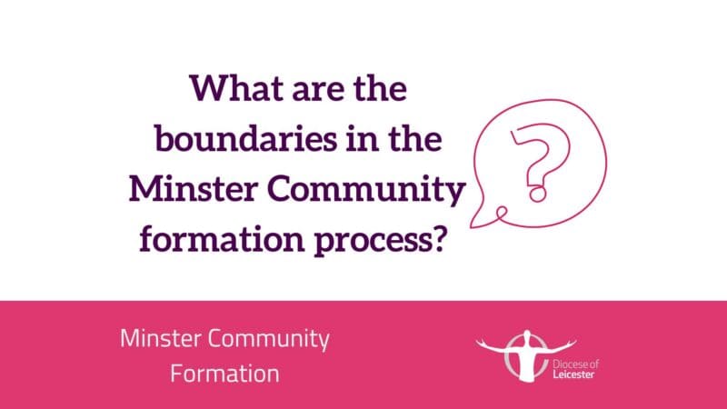 What are the boundaries in the Minster Community formation process?